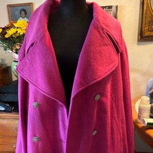 JESSICA LONDON WOOL BLEND PEA COAT 30/32